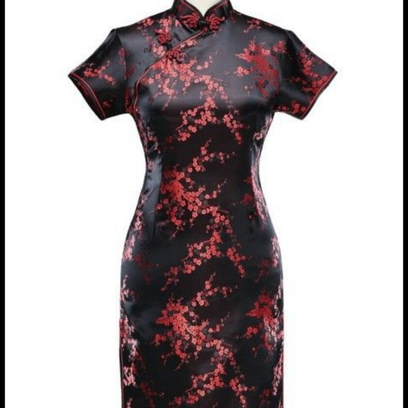 Chinese Cherry Blossom Traditional Dress size 6 - Picture 3 of 6